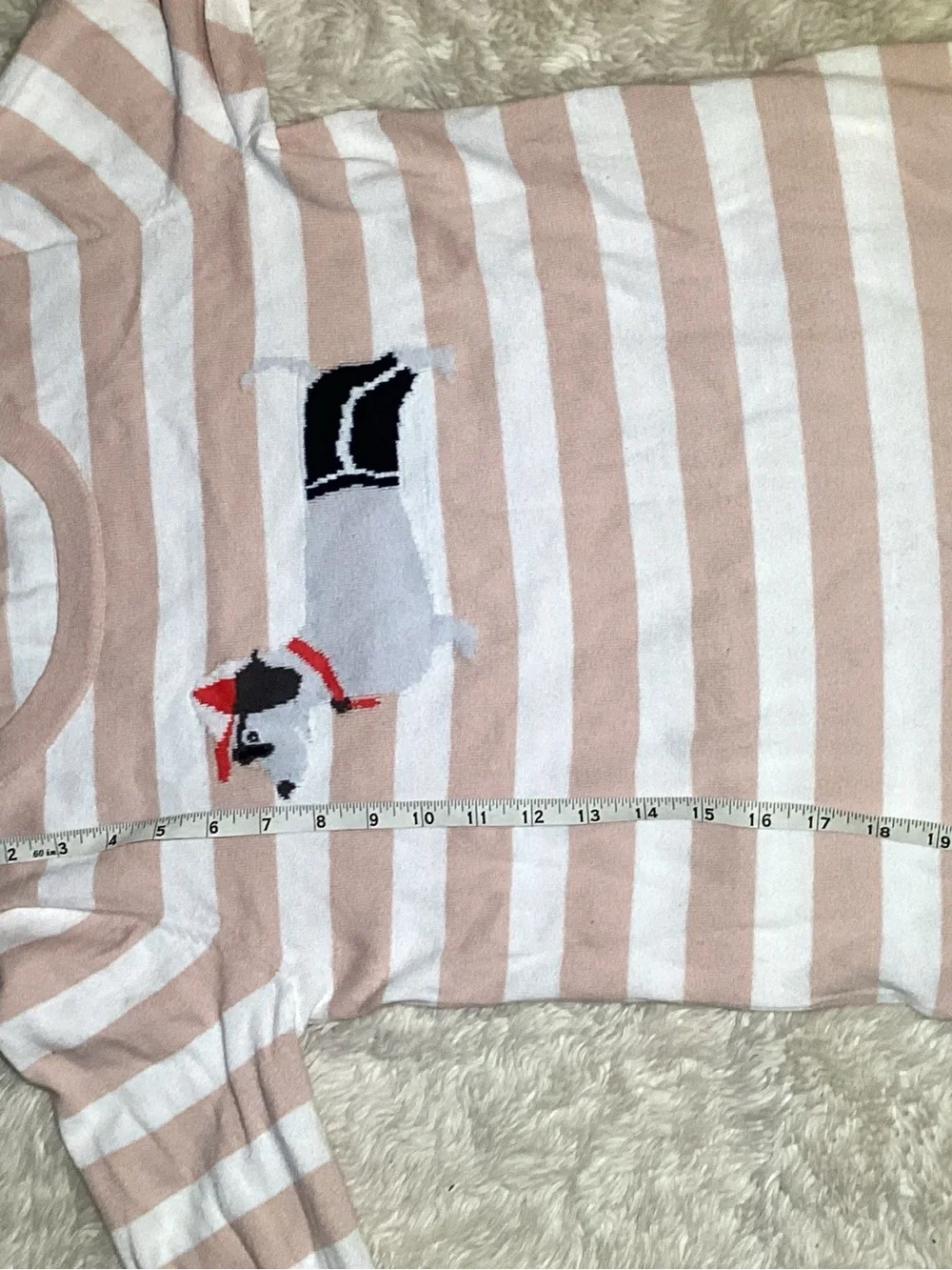 J.crew dog dachshund women’s sweater size XS